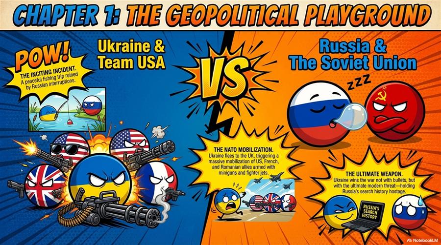 Country Balls Golden Era chapter 3 preview from the kids comic book