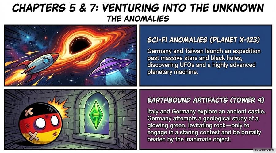 Country Balls Golden Era chapter 7 preview from the kids comic book