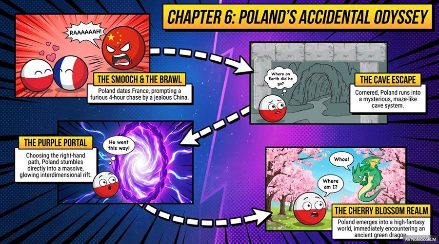 Country Balls Golden Era chapter 8 preview from the children's comic